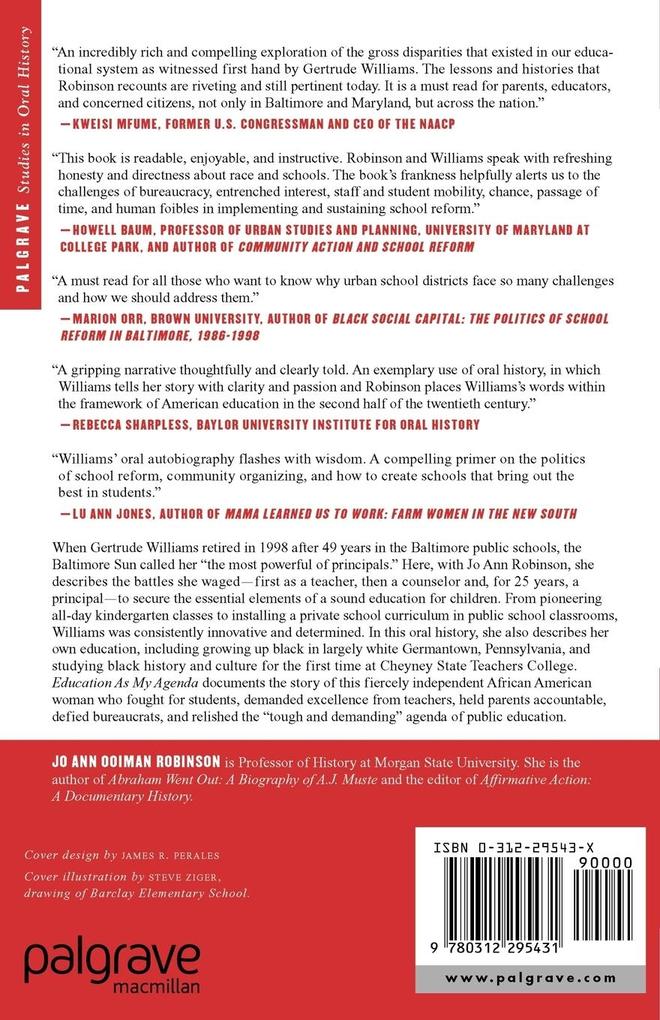 Weitere Ansicht: Education as My Agenda | J. Robinson