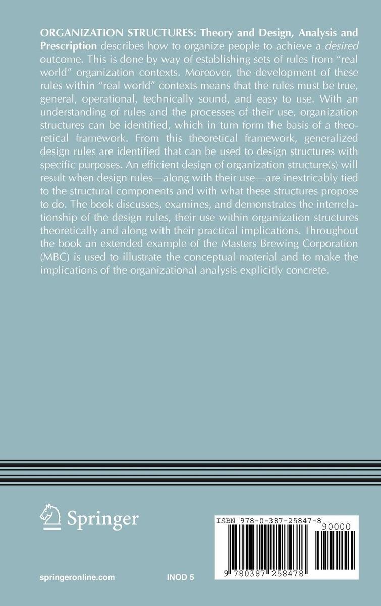 Weitere Ansicht: Organization Structures | Helmy H. Baligh
