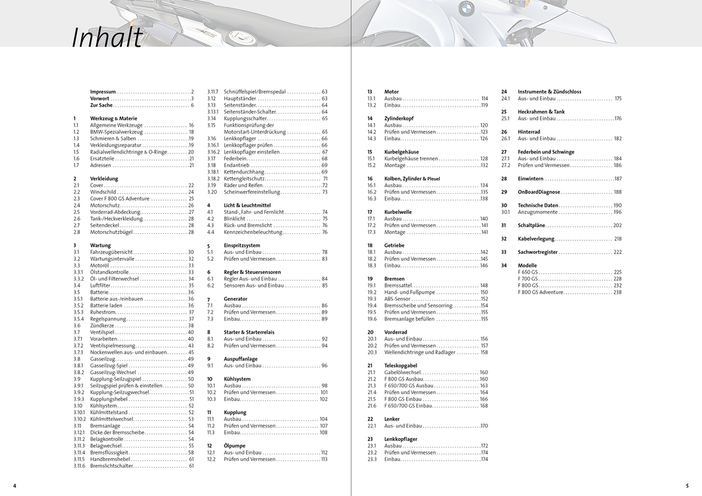 Weitere Ansicht: BMW F 650 GS, F 700 GS, F 800 GS, Reparaturanleitung | Thomas Jung, Uwe Altmann