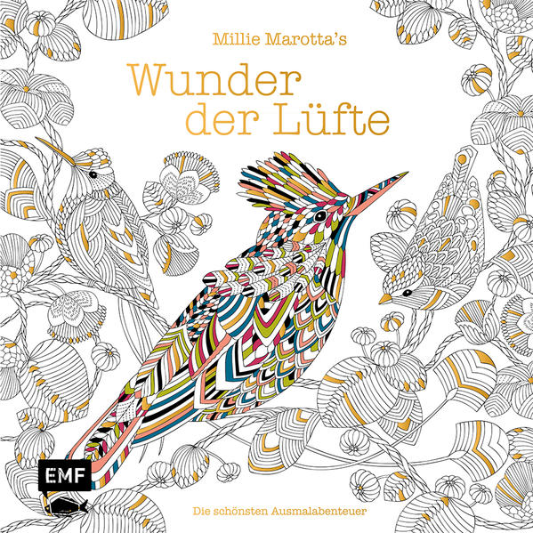 Produktbild: Millie Marotta's Wunder der Lüfte - Die schönsten Ausmalabenteuer | Millie Marotta