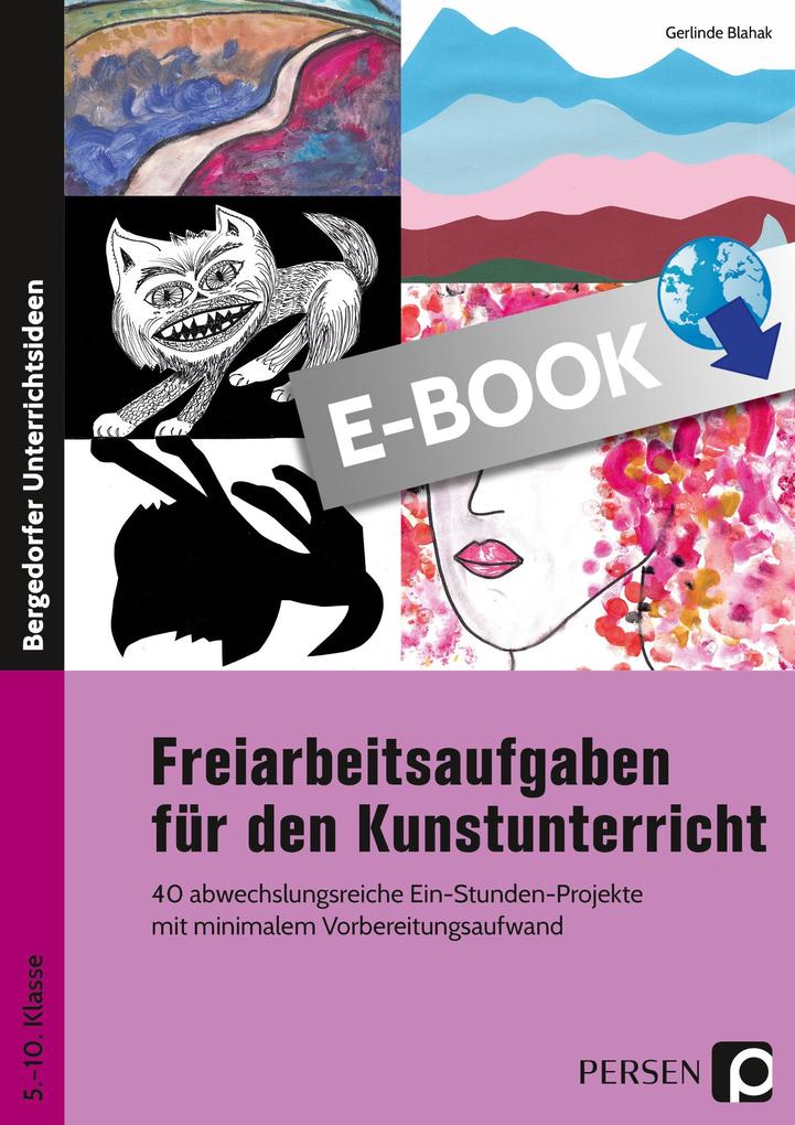 Produktbild: Freiarbeitsaufgaben für den Kunstunterricht | Gerlinde Blahak