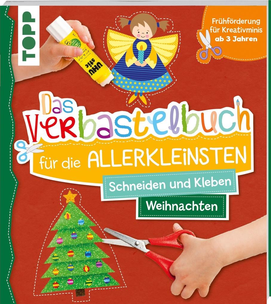 Produktbild: Das Verbastelbuch für die Allerkleinsten Schneiden und Kleben Weihnachten | Ursula Schwab