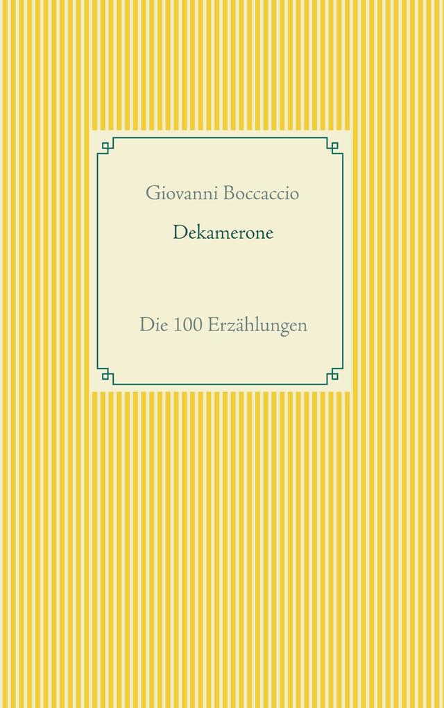 Produktbild: Dekamerone | Giovanni Boccaccio