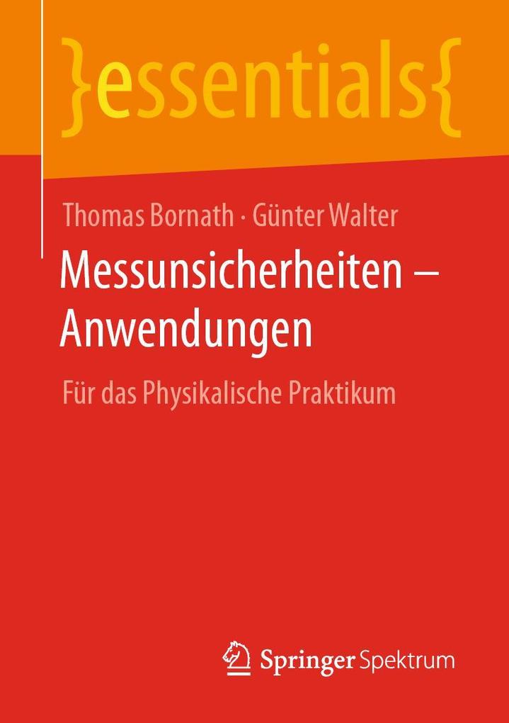 Produktbild: Messunsicherheiten - Anwendungen | Thomas Bornath, Günter Walter