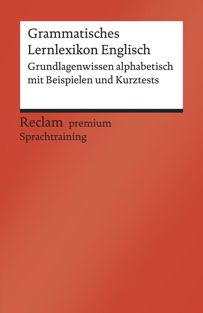 Produktbild: Grammatisches Lernlexikon Englisch | Andrew Williams
