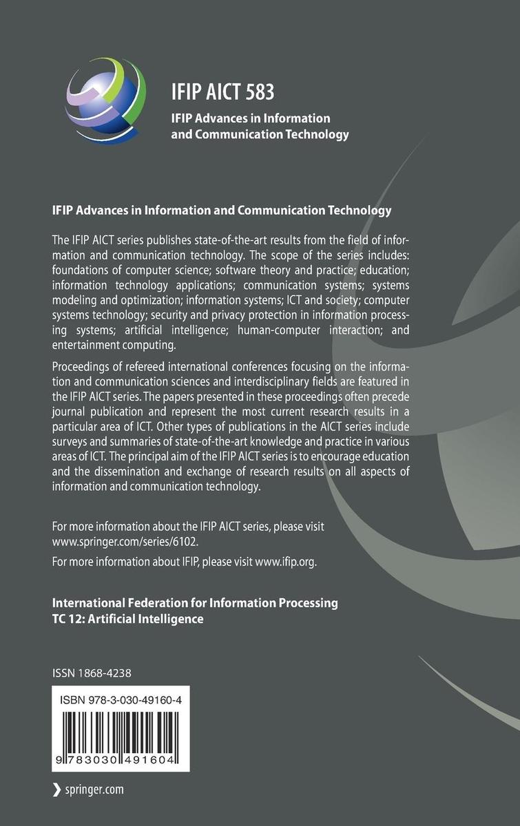 Weitere Ansicht: Artificial Intelligence Applications and Innovations