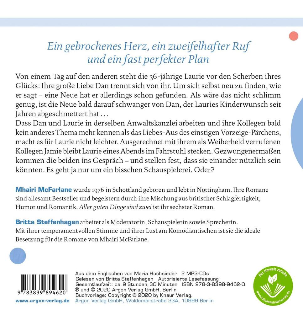 Weitere Ansicht: Aller guten Dinge sind zwei | Mhairi McFarlane