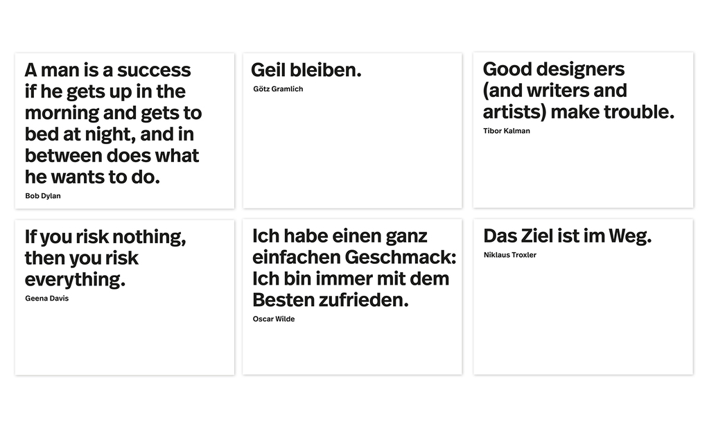 Weitere Ansicht: Einhundert Zitate