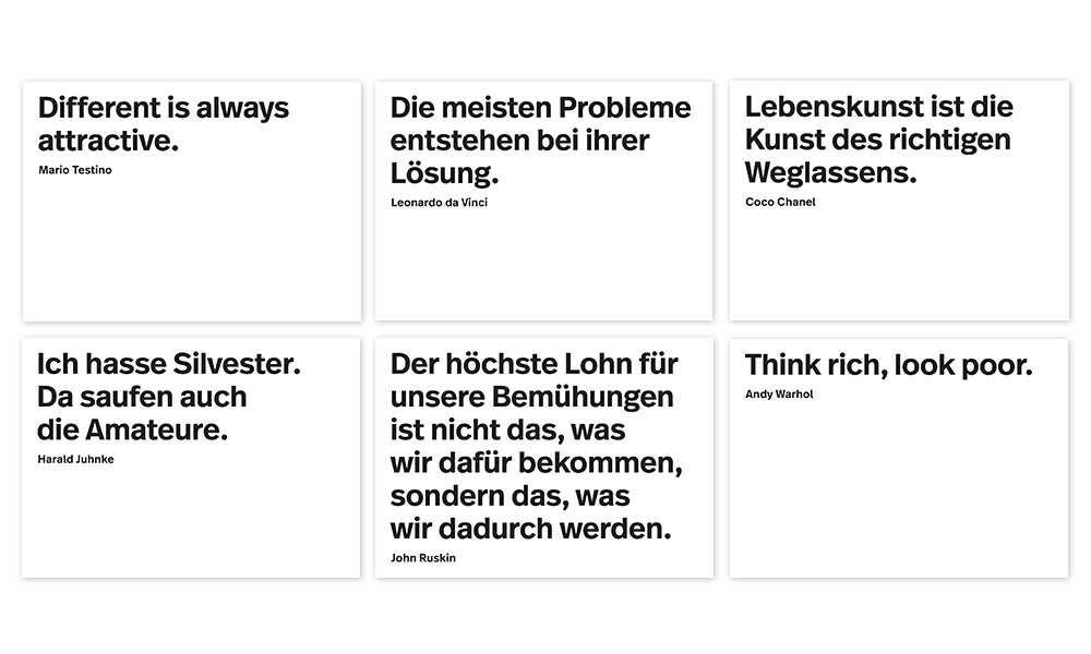 Weitere Ansicht: Einhundert Zitate