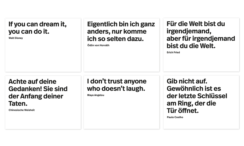 Weitere Ansicht: Einhundert Zitate