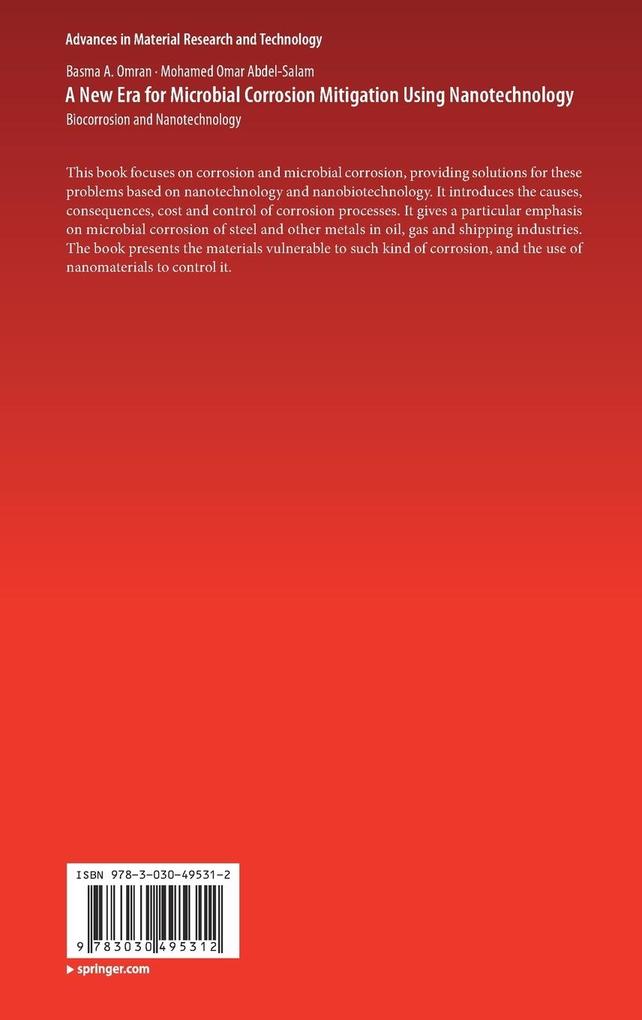 Weitere Ansicht: A New Era for Microbial Corrosion Mitigation Using Nanotechnology | Basma A. Omran, Mohamed Omar Abdel-Salam