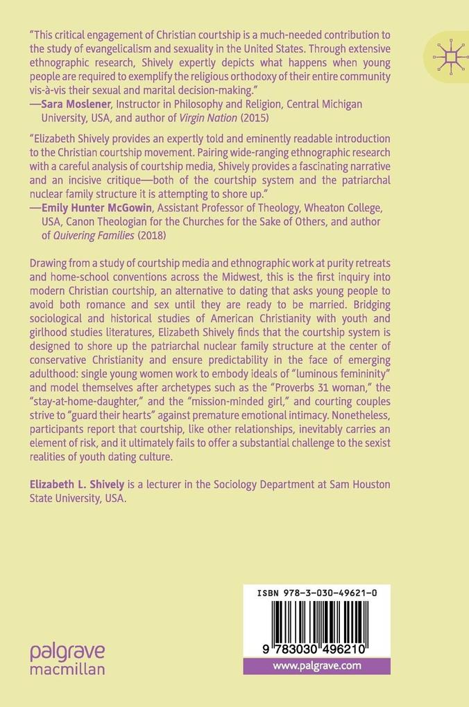 Weitere Ansicht: Patriarchal Lineages in 21st-Century Christian Courtship | Elizabeth L. Shively