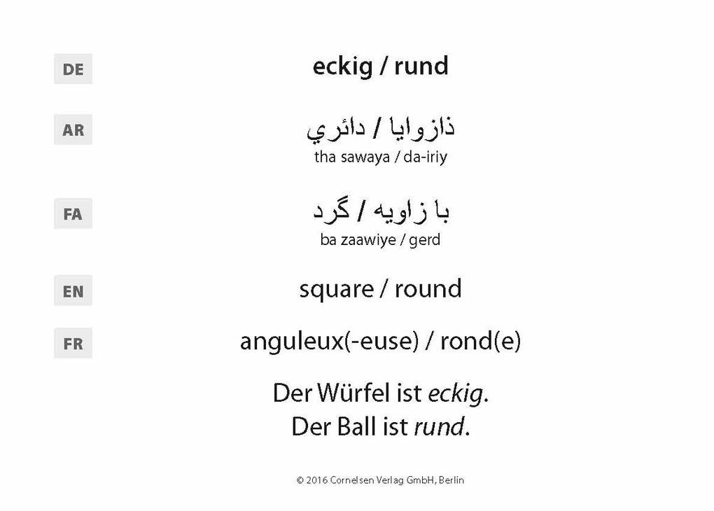 Weitere Ansicht: Erste-Hilfe-Adjektive, Adverbien, Präpositionen: Kita-Kinder lernen Deutsch mit Bildkarten