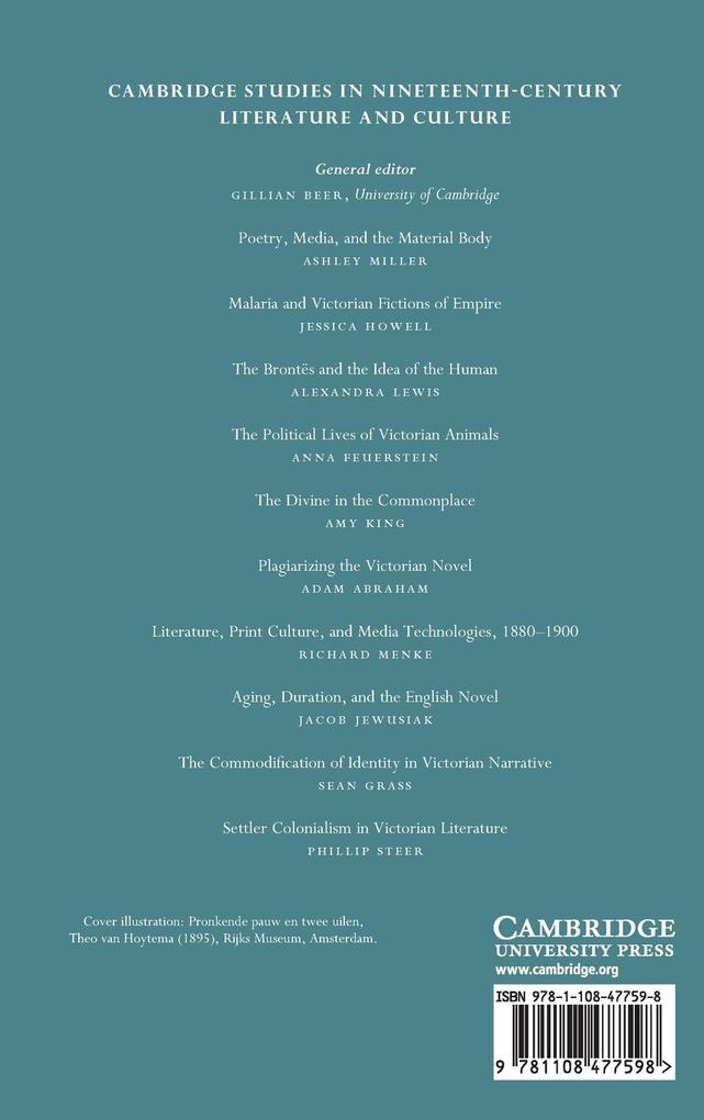 Weitere Ansicht: Mimicry and Display in Victorian Literary Culture | Will Abberley