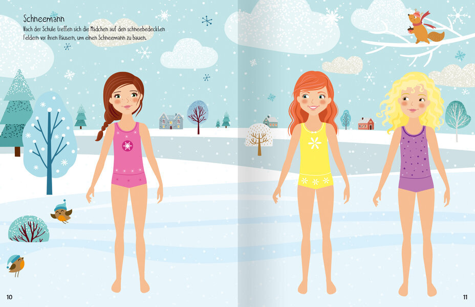 Weitere Ansicht: Winterzeit (Anziehpuppen, Anziehpuppen-Sticker)