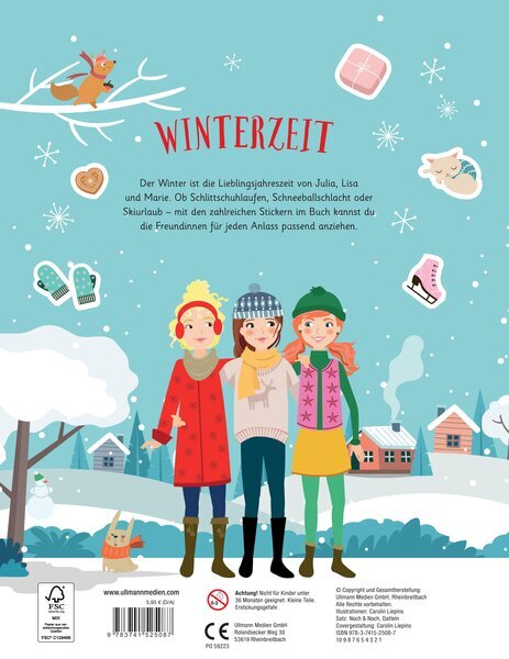 Weitere Ansicht: Winterzeit (Anziehpuppen, Anziehpuppen-Sticker)