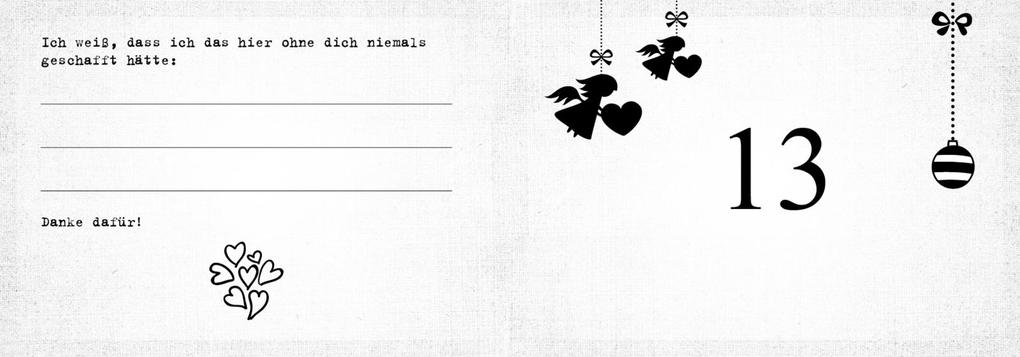Weitere Ansicht: Was ich an dir liebe, Mama - Adventskalender. Hardcover-Ausgabe | Alexandra Reinwarth
