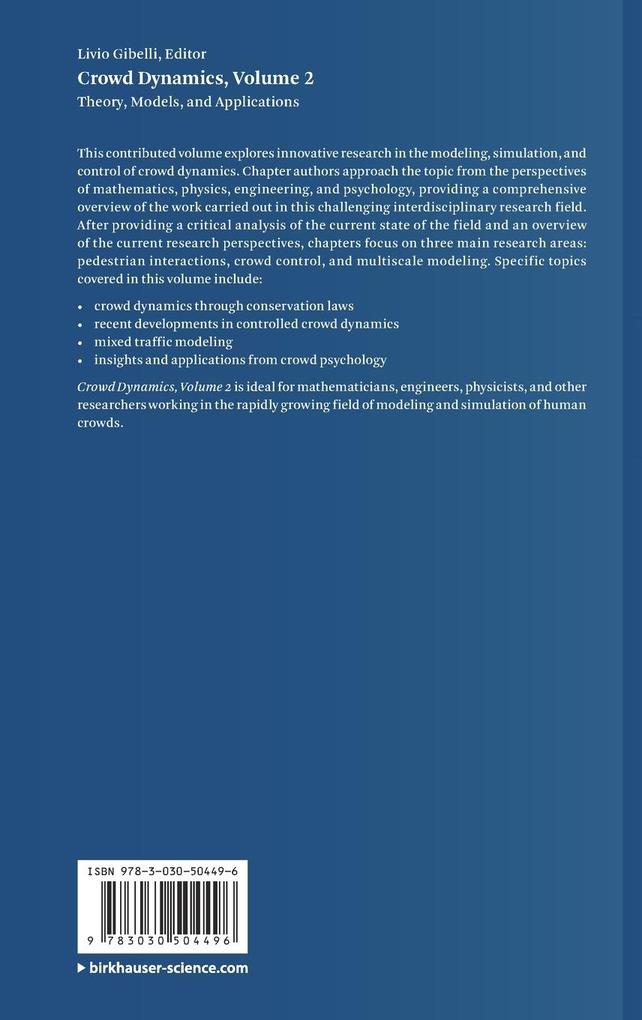 Weitere Ansicht: Crowd Dynamics, Volume 2