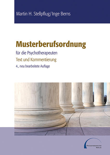 Produktbild: Musterberufsordnung für die Psychotherapeuten | Martin H Stellpflug, Inge Berns