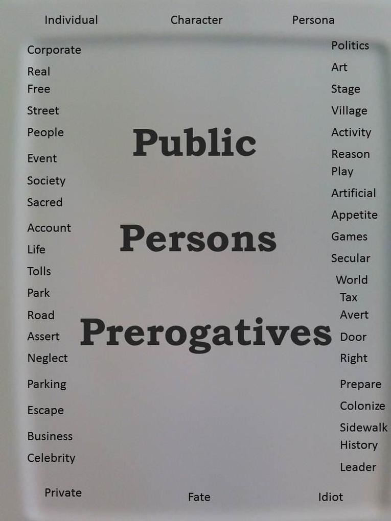 Produktbild: Public Persons Prerogatives | James Greene