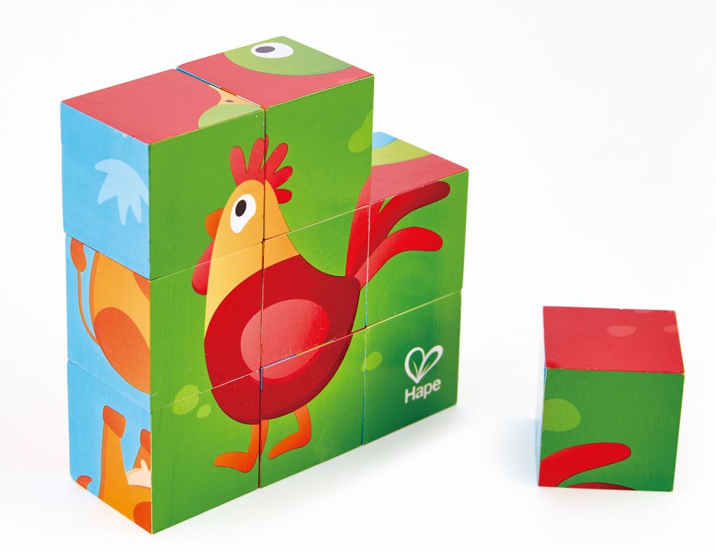 Weitere Ansicht: Hape Blockpuzzle Bauernhof (Kinderpuzzle)