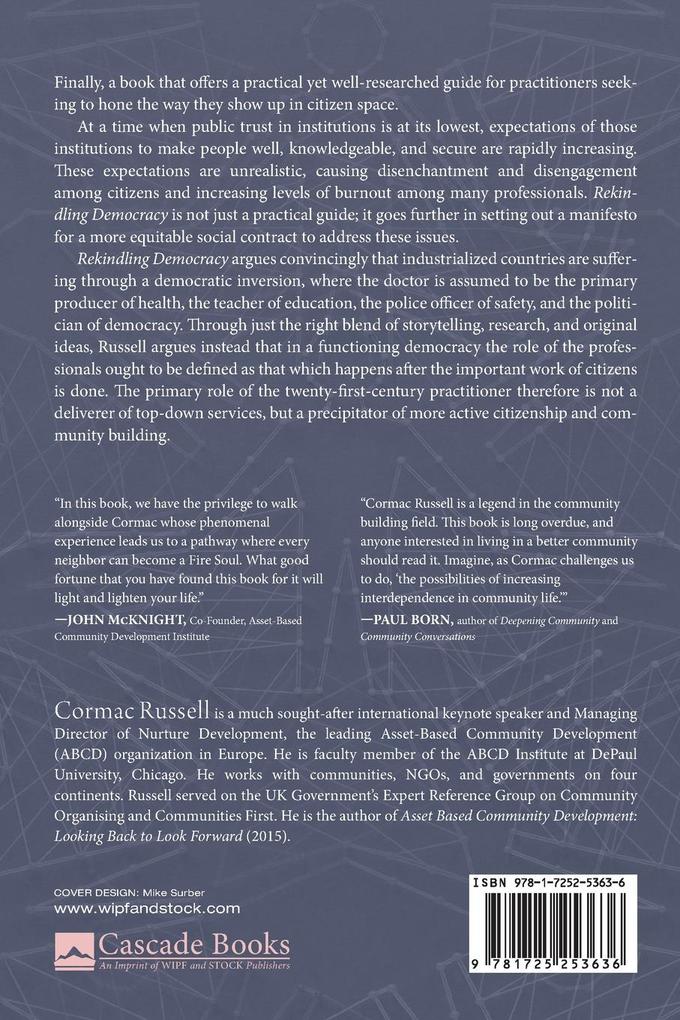 Weitere Ansicht: Rekindling Democracy | Cormac Russell