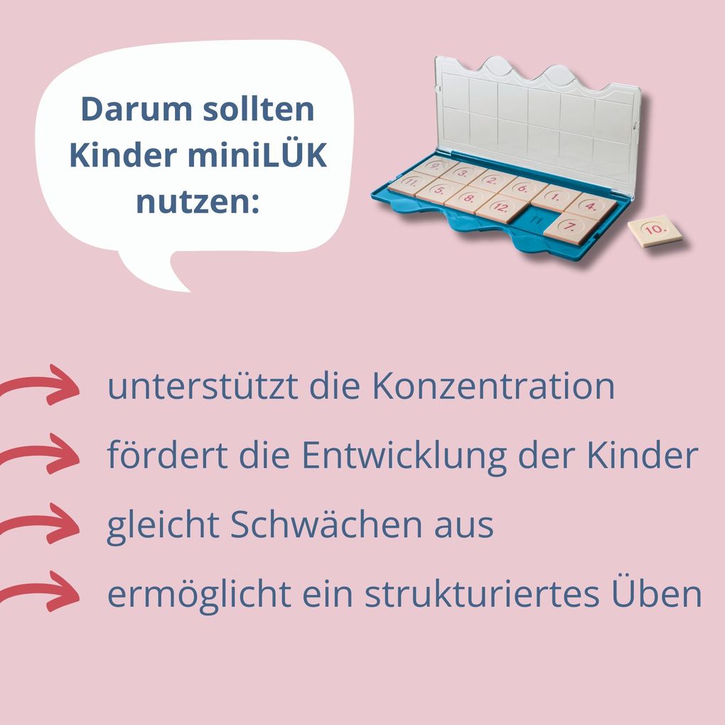 Weitere Ansicht: miniLÜK. Kontrollgerät Klarsichtdeckel pink