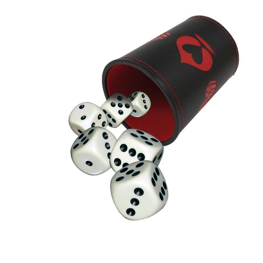 Weitere Ansicht: Premium Würfelbecher im Polybag