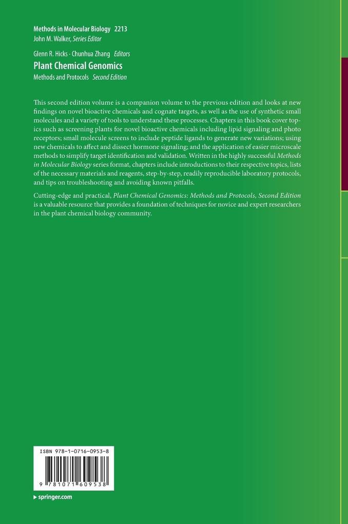 Weitere Ansicht: Plant Chemical Genomics