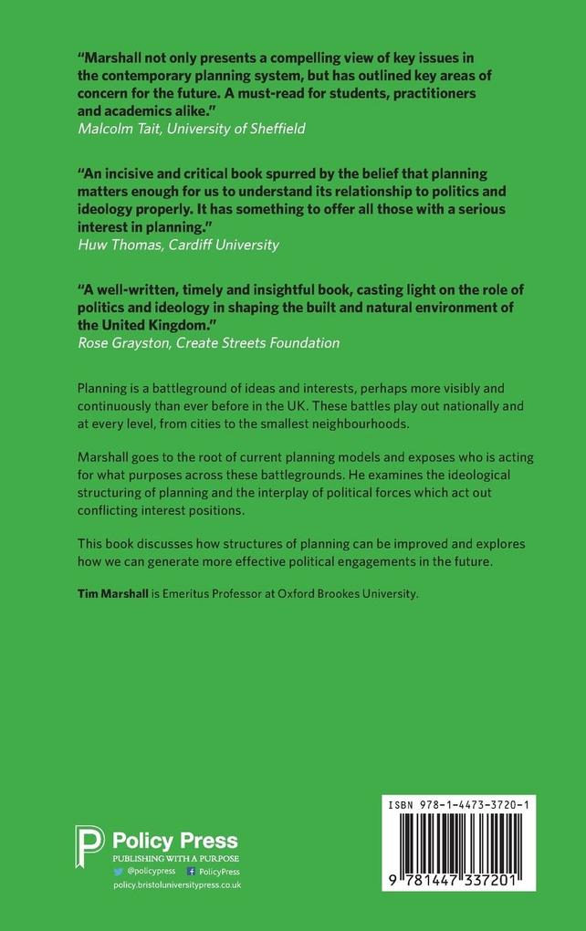Weitere Ansicht: Politics and Ideology of Planning | Tim Marshall