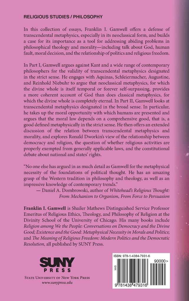 Weitere Ansicht: On Metaphysical Necessity | Franklin I. Gamwell