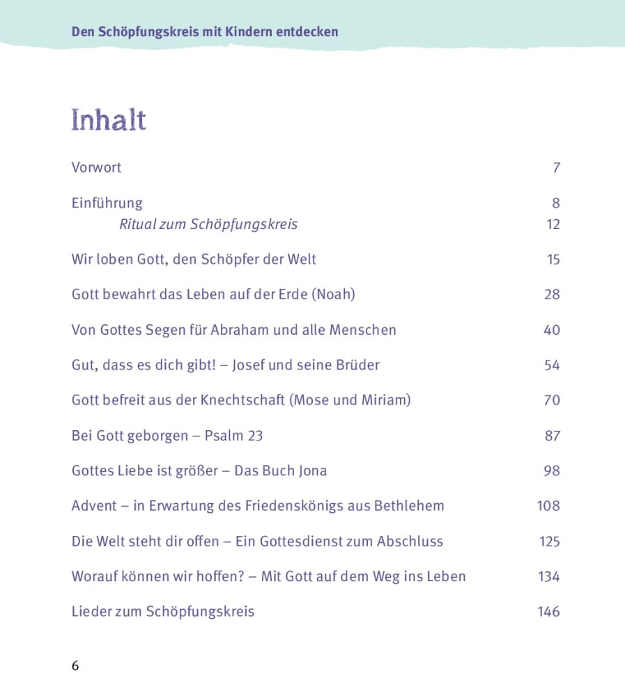 Weitere Ansicht: Den Schöpfungskreis mit Kindern entdecken | Ulrich Walter