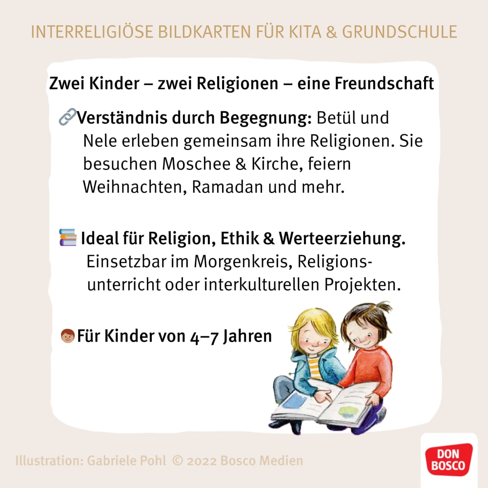 Weitere Ansicht: Betül und Nele feiern Erntedank. Kamishibai Bildkartenset. | Viola M. Fromme-Seifert, Naciye Kamcili-Yildiz