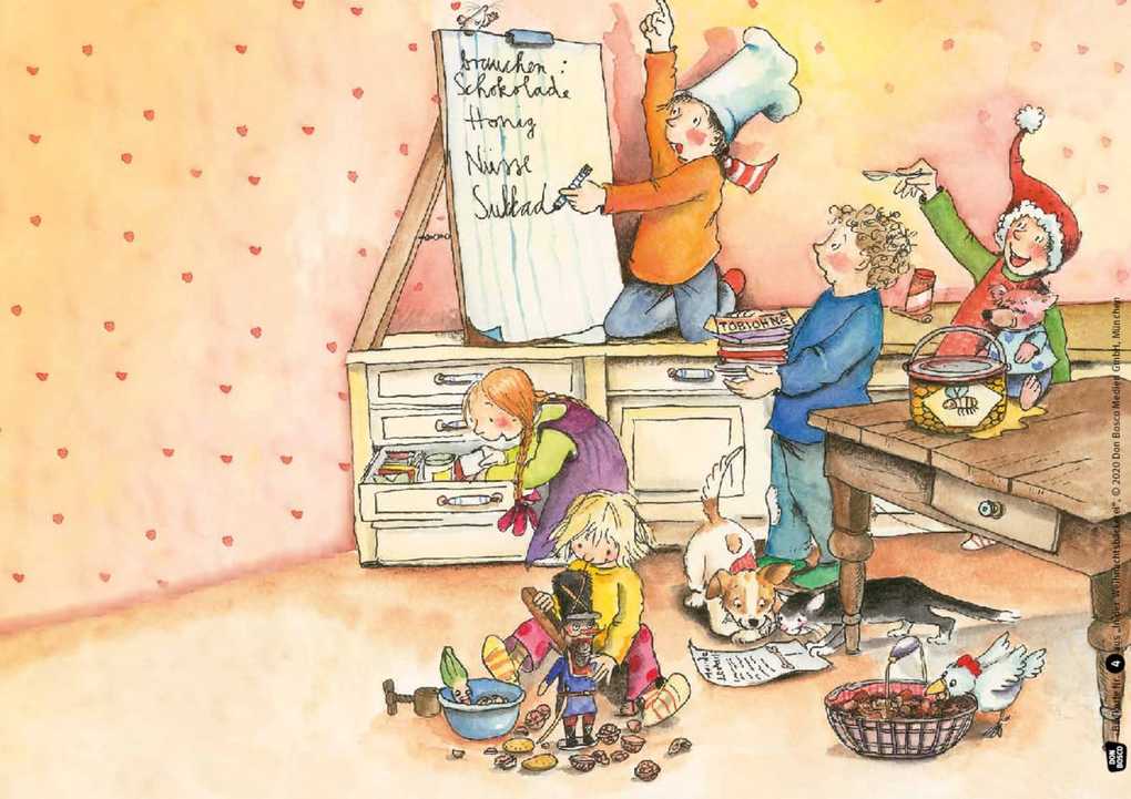 Weitere Ansicht: In der Weihnachtsbäckerei. Kamishibai Bildkartenset | Rolf Zuckowski