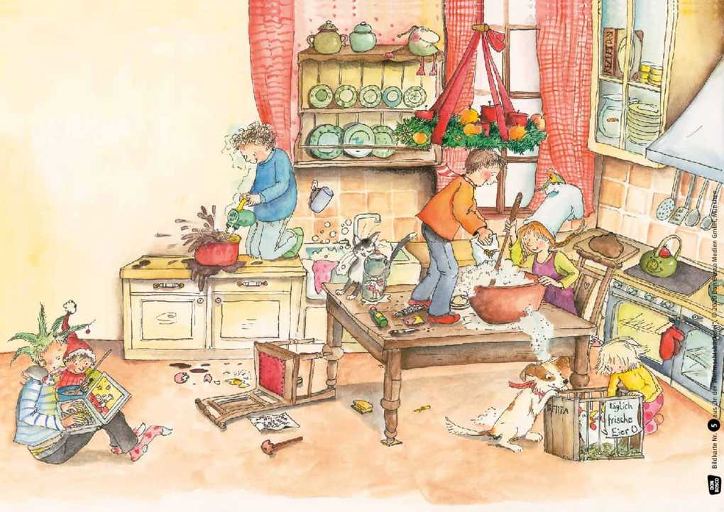 Weitere Ansicht: In der Weihnachtsbäckerei. Kamishibai Bildkartenset | Rolf Zuckowski