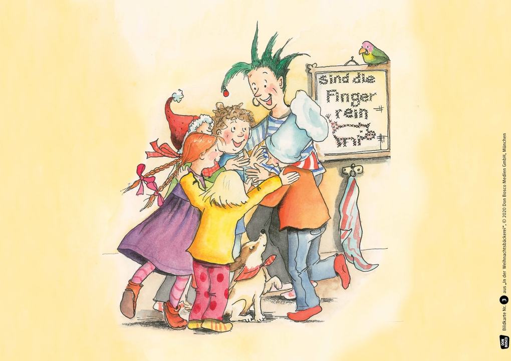 Weitere Ansicht: In der Weihnachtsbäckerei. Kamishibai Bildkartenset | Rolf Zuckowski