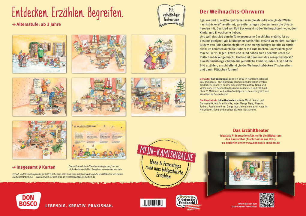 Weitere Ansicht: In der Weihnachtsbäckerei. Kamishibai Bildkartenset | Rolf Zuckowski