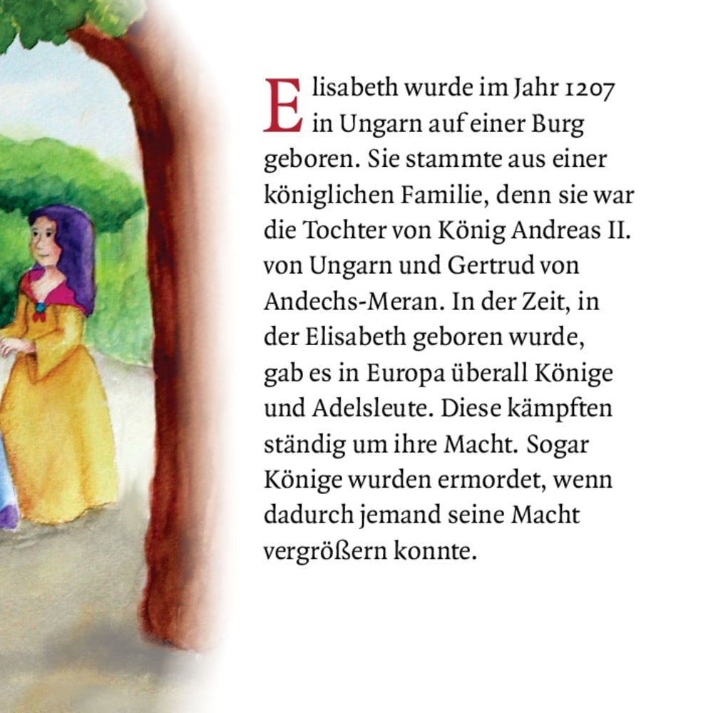 Weitere Ansicht: Elisabeth von Thüringen und das Rosenwunder | Catharina Fastenmeier