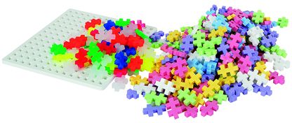 Weitere Ansicht: Plus-Plus - 600 Kreativ Bausteine Pastell Metallbox
