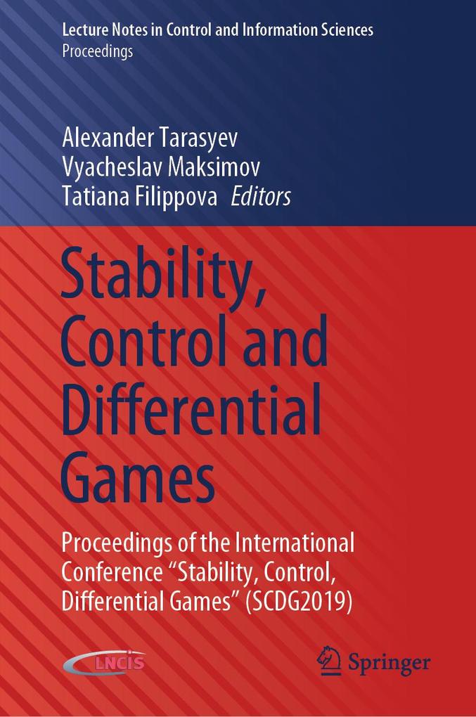 Produktbild: Stability, Control and Differential Games
