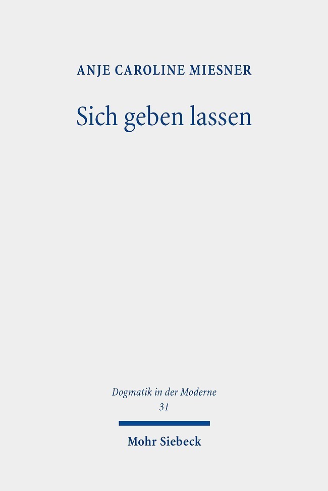Produktbild: Sich geben lassen | Anje Caroline Miesner