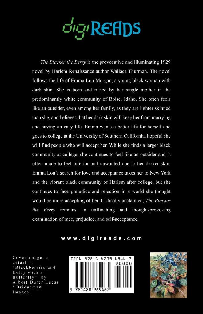 Weitere Ansicht: The Blacker the Berry | Wallace Thurman