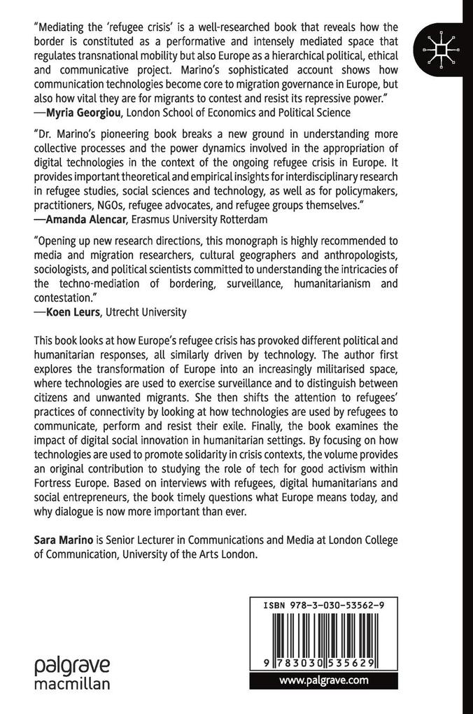 Weitere Ansicht: Mediating the Refugee Crisis | Sara Marino