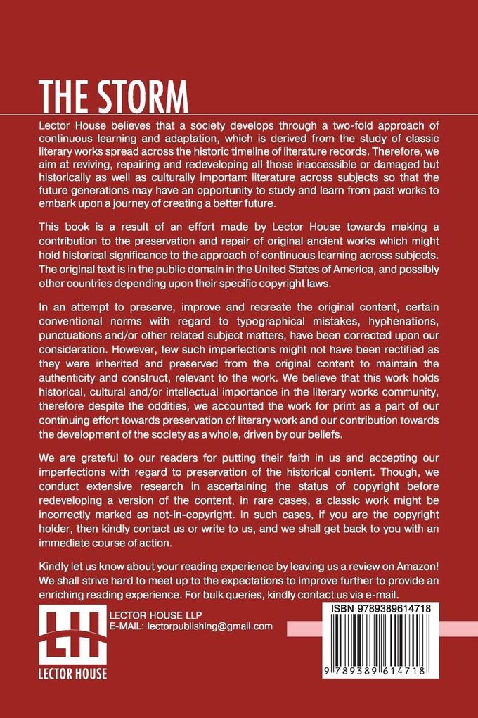 Weitere Ansicht: The Storm | Daniel Defoe