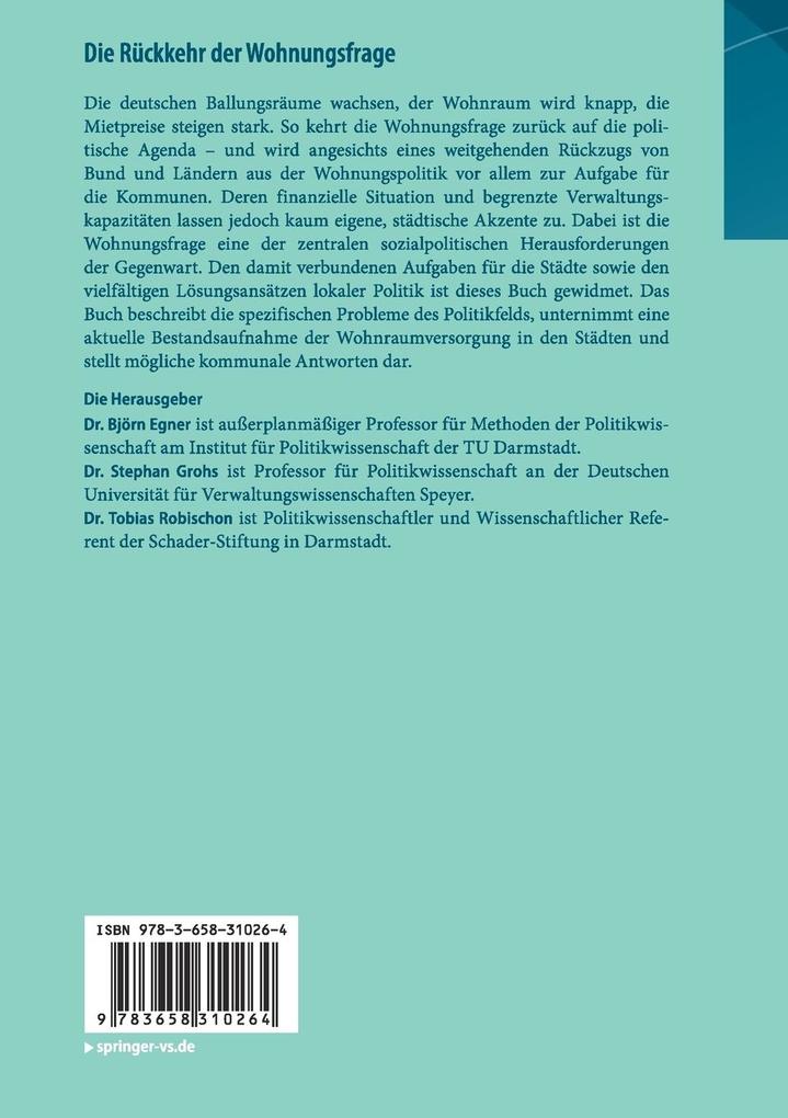 Weitere Ansicht: Die Rückkehr der Wohnungsfrage