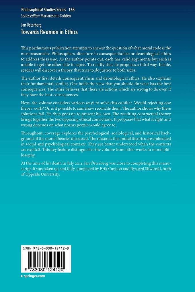 Weitere Ansicht: Towards Reunion in Ethics | Jan Österberg