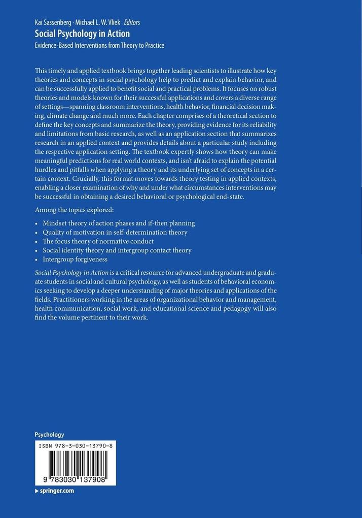 Weitere Ansicht: Social Psychology in Action