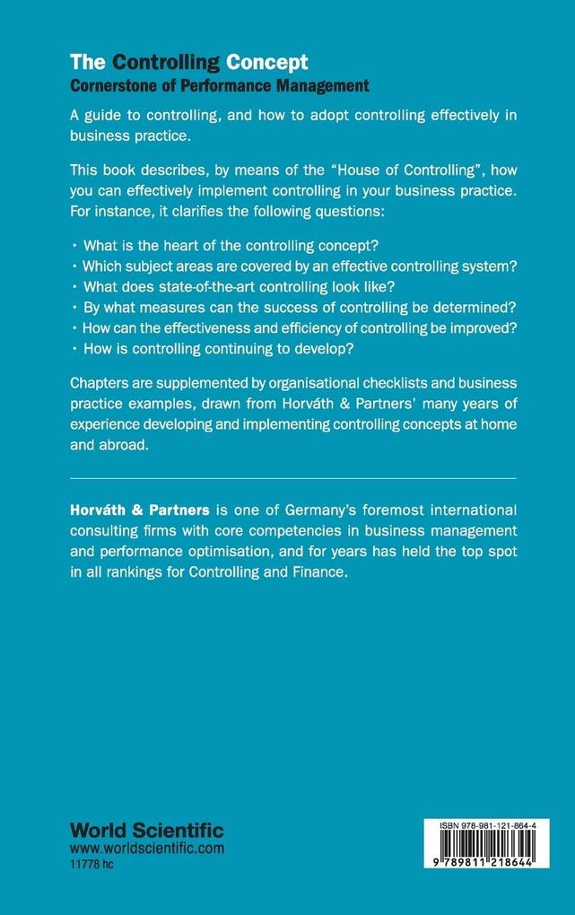 Weitere Ansicht: CONTROLLING CONCEPT, THE | Horvath & Partners Management Consultant