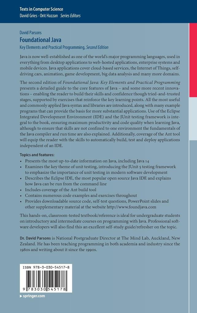 Weitere Ansicht: Foundational Java | David Parsons