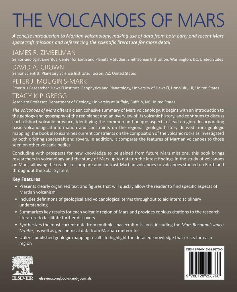 Weitere Ansicht: The Volcanoes of Mars | Tracy K. P. Gregg, Peter J. Mouginis-Mark, David A. Crown, James R. Zimbelman